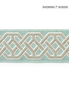 Scalamandre Trim Beaufort Velvet Tape Aquamarine SCT33220002