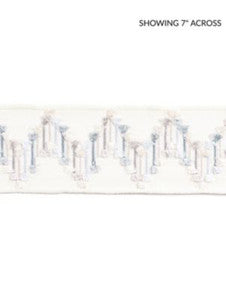 Scalamandre Trim Sayuri Embroidered Tape Cloud SCT33240002