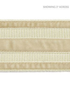 Scalamandre Trim Runway Velvet Tape Light Camel SCT33250002