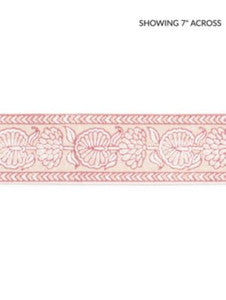 Scalamandre Trim Tulsi Block Print Tape Coral Spice SCT33280002