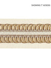 Scalamandre Trim Colette Braided Tape Bisque SCV12420002
