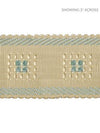 Scalamandre Trim Sienese Braid Cream & Blue SCV713M0002