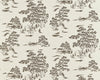 Katsura Embroidered Toile Bark SCWP884450002 by Scalamandre Designer Wallpaper