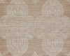 Taj Embroidered Sisal Nutmeg SCWP885550002 by Scalamandre Designer Wallpaper