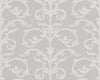 Saxony Scroll Wallcovering Steel SCWP885580002 by Scalamandre Designer Wallpaper