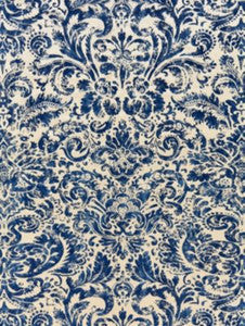Scalamandre Fabric Palladio Velvet Damask Lapis SC165920003