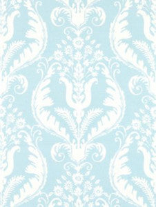 Scalamandre Fabric Primavera Linen Print Sky SC165970003