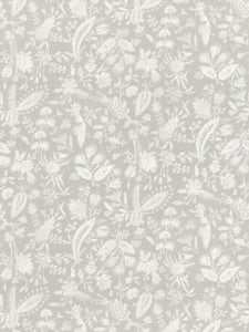 Scalamandre Fabric Tulia Linen Print French Grey SC166050003