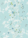 Scalamandre Fabric Jardin De Chine Print Ciel SC166080003