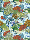 Scalamandre Fabric Sea Of Trees Print Kaleidescope SC166270003