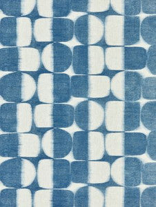 Scalamandre Fabric Rift Linen Print Blueprint SC166360003