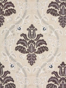 Scalamandre Fabric Isabella Embroidery Graphite SC270330003