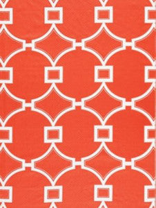 Scalamandre Fabric Circle Fret Coral SC270720003