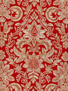 Scalamandre Fabric Elizabeth Damask Embroidery Carnelian SC270860003