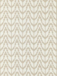 Scalamandre Fabric Chevron Embroidery Flax SC271030003