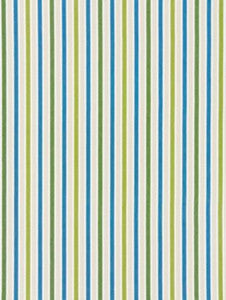 Scalamandre Fabric Leeds Cotton Stripe Ocean Palm SC271140003