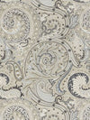 Scalamandre Fabric Malabar Paisley Embroidery Flax SC271240003