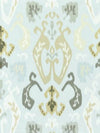 Scalamandre Fabric Mandalay Ikat Embroidery Mineral SC271720003