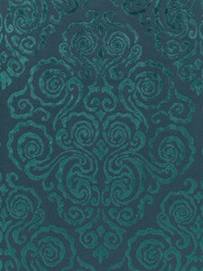Scalamandre Fabric Cirrus Velvet Damask Emerald SC272190003