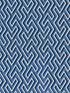 Scalamandre Fabric Maze Velvet Cobalt SC272370003