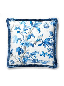Scalamandre Pillow Belize   22 X 22 - Porcelain SCBELIPILL0003