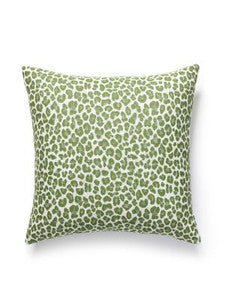 Scalamandre Pillow Backyard Bengal Outdoor   22 X 22 - Ivy SCBENGPILL0003