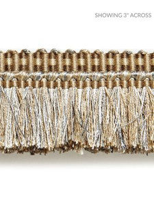 Scalamandre Trim Shimmer Brush Fringe Flax SCFC14950003