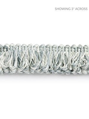 Maui Loop Fringe Sky SCFL13480003 by Scalamandre Designer Trim ISOLA INDOOR / OUTDOOR 100% POLYOLEFIN UNITED KINGDOM HEAVY DUTY Horizontal: .25" and Vertical: 1 - Swanky Fabrics -