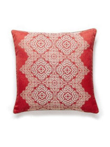 Scalamandre Pillow Josephine   22 X 22 - Carnelian SCJOSEPILL0003