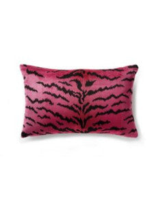 Scalamandre Pillow Tigre   14 X 22 - Reds & Black SCLTIGRPILL0003