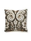 Scalamandre Pillow Oushak Linen Velvet   22 X 22 - Smoke SCOUSHPILL0003