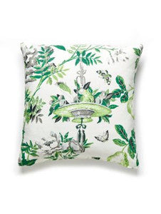 Scalamandre Pillow Shantung Garden   22 X 22 - Verdance SCSHANTPILL0003