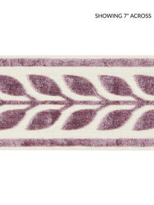 Scalamandre Trim Vigne Velvet Tape Amethyst SCT32780003