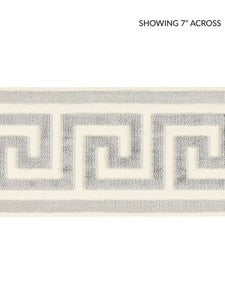 Scalamandre Trim Greek Key Velvet Tape Smoke SCT32790003
