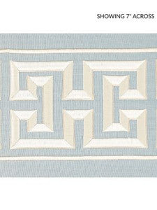 Scalamandre Trim Imperial Embroidered Tape Sky SCT32800003