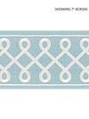 Scalamandre Trim Soutache Embroidered Tape Sky SCT32810003