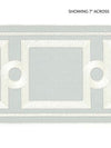 Scalamandre Trim Square Link Embroidered Tape Rain SCT32870003