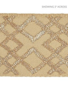 Scalamandre Trim Lattice Tape Camel SCT32950003