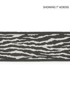 Scalamandre Trim Tiger Tape Charcoal SCT33100003