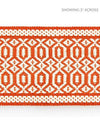 Scalamandre Trim Tulum Diamond Tape Coral SCT33120003