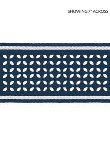 Scalamandre Trim Cassis Laser Cut Tape Navy SCT33230003
