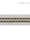 Scalamandre Trim Cecile Gimp Tape French Grey SCV12430003