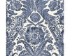 Luciana Damask Print Denim SCWP883540003 by Scalamandre Designer Wallpaper
