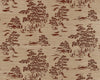 Katsura Embroidered Toile Terra SCWP884450003 by Scalamandre Designer Wallpaper