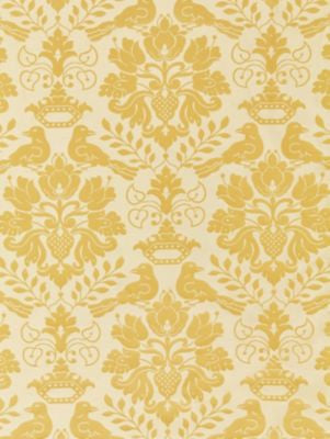 Love Bird Sun SC1098MM0004 by Scalamandre Designer Fabric 100% SILK INDIA LIGHT DUTY Horizontal: 16" and Vertical: 13" 55 - Swanky Fabrics -