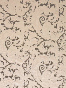 Scalamandre Fabric Palermo Velvet Paisley Pewter SC165650004