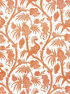 Scalamandre Fabric Balinese Peacock Linen Print Mandarin SC165750004