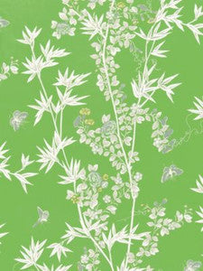 Scalamandre Fabric Jardin De Chine Print Jade SC166080004