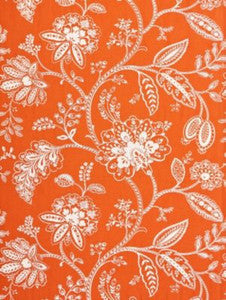 Scalamandre Fabric Kaveri Vine Mandarin SC270110004