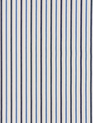 Leeds Cotton Stripe Indigo SC271140004 by Scalamandre Designer Fabric CHATHAM STRIPES & PLAIDS 100% COTTON INDIA MEDIUM DUTY Horizontal: and Vertical: 4" 53 - Swanky Fabrics -